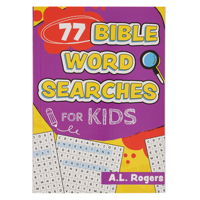 77 Bible Word Searches for Kids 1639528237 Book Cover