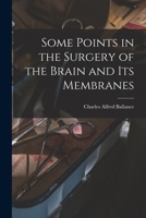 Some points in the surgery of the brain and its membranes 1019158182 Book Cover