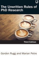 The Unwritten Rules of PhD Research (Study Skills) 0335213448 Book Cover