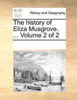 the history of eliza musgrove 1170074162 Book Cover