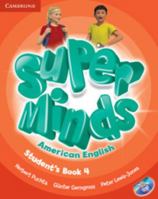 Super Minds American English Level 4 Student's Book with DVD-ROM 110760432X Book Cover