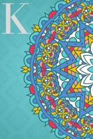 K: Monogram Journal/Mandala Art 1696445019 Book Cover