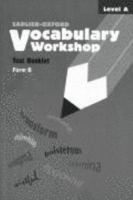 Vocabulary Workshop Test Booklet Form B Level A 0821576364 Book Cover