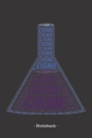 Chemie: Notizbuch, Notizblock Kariert, Karierte, Kariertes, Karo-Raster DIN A5, 120 Seiten Notizen, Ideen, Gedanken, Erinnerungen, Termine, Planer, Tagebuch, Organisation 1700671030 Book Cover