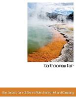 Bartholomew Fair 1140529048 Book Cover