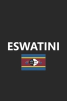 Eswatini: Flag Country Africa African Stylish Sketchbook Journal for Drawing, Sketching, Doodling, & Painting Art Book 6x9 Inches 120 Pages Gift 1660811260 Book Cover