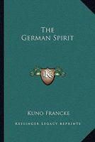 The German Spirit 1432526499 Book Cover