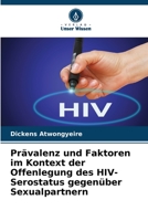 Prävalenz und Faktoren im Kontext der Offenlegung des HIV-Serostatus gegenüber Sexualpartnern 6205829800 Book Cover