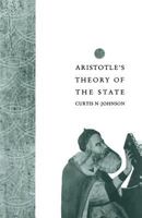 Aristotle's Theory of the State 1349208787 Book Cover