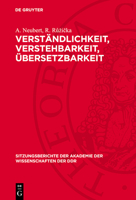 Verständlichkeit, Verstehbarkeit, Übersetzbarkeit: Sprachwissenschaft Und Wissenschaftssprache 311273694X Book Cover
