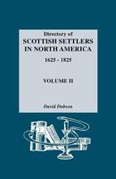 Directory of Scottish Settlers in North America, 1625-1825. Volume II 080631074X Book Cover