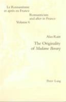 The Originality of Madame Bovary 0820458562 Book Cover