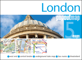 London Double Popout Map: Pocket-Sized, Pop Up Map 1917131151 Book Cover