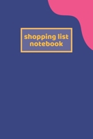 Shopping Organizer - (100 Pages, Daily Shopping Notebook, Perfect For a Gift, Shopping Organizer Notebook, Grocery List Notebook) 1676311157 Book Cover