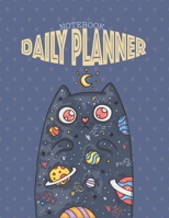 Planner notebook: Daily planner Notebook with Cute Cartoon cover Extra large (8.5 x 11) inches, 110 pages, Daily planner notebook 1710142243 Book Cover