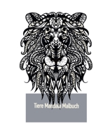 Tiere Mandala Malbuch: Coloring für Erwachsene mit einem Känguru, der Kuh, Eulen und viele andere B08FP9YZWP Book Cover