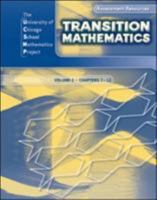 Transition Mathematics: Assessment Resources: Volume 2 (UCSMP Advanced Algebra) 0076185877 Book Cover