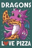 2020 Week To View Dated Planner Diary: 6x9 Inches Paperback Dragons Love Pizza 169799976X Book Cover