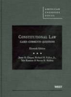Constitutional Law: Cases - Comments - Questions (American Casebook) (American Casebook) 0314162631 Book Cover