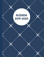 AGENDA 2019-2020: SEMAINIER | Planning annuel de 53 pages grand modèle | Organiser votre semaine. Organisation mensuelle de vos rendez-vous professionnels ou personnels (French Edition) 1675176876 Book Cover