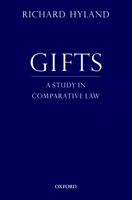 Gifts A Study in Comparative Law 0199843481 Book Cover