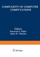 Complexity of Computer Computations (Computer Applications in the Earth Sciences) 1468420038 Book Cover
