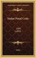 Sudan Penal Code 0548899010 Book Cover