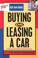 AAA Auto Guide: Buying or Leasing a Car (AAA Auto Guide) 1562515772 Book Cover