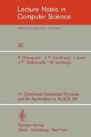 An Optimized Translation Process and Its Application to ALGOL 68 3540075453 Book Cover