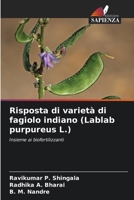 Risposta di varietà di fagiolo indiano (Lablab purpureus L.) (Italian Edition) 6208394600 Book Cover
