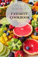 Favorite Cookbook: My Favorite Recipes,Journal and Organizer,120 Page 1659611946 Book Cover