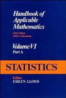 Statistics (Handbook of Applicable Mathematics) 0471902748 Book Cover