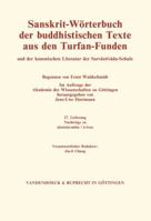 Sanskrit-Worterbuch Der Buddhistischen Texte Aus Den Turfan-Funden. Lieferung 27: Nachtrage Zu Akusala-Mula / A-Svas 3525261411 Book Cover