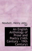 An English Anthology of Prose and Poetry 1110730004 Book Cover