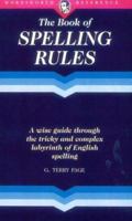 Book Of Spelling Rules 1853263419 Book Cover