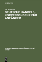 Deutsche Handelskorrespondenz Für Anfänger 3112387953 Book Cover