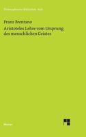 Aristoteles Lehre Vom Ursprung Des Menschlichen Geistes 1019313927 Book Cover