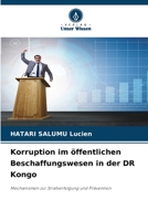 Korruption im öffentlichen Beschaffungswesen in der DR Kongo (German Edition) 6209580394 Book Cover
