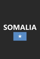 Somalia: Flag Country Africa African Stylish Sketchbook Journal for Drawing, Sketching, Doodling, & Painting Art Book 6x9 Inches 120 Pages Gift 1660818702 Book Cover
