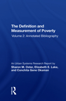 The Definition and Measurement of Poverty: Volume 2: Annotated Bibliography 036701775X Book Cover