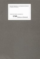 The First Pregnancy: An Integrating Principle in Female Psychology (Research in Clinical Psychology, No 13) 0835716570 Book Cover