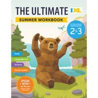 IXL Ultimate Summer 2nd to 3rd Grade Workbooks, Math, Reading Comprehension, Language Arts, Geography, Science, Social Studies, and Writing Practice for Kids (IXL Ultimate Summer Workbooks) 1964670055 Book Cover
