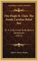 Fitz-Hugh St. Clair, The South Carolina Rebel Boy: Or It Is No Crime To Be Born A Gentleman 1010035827 Book Cover