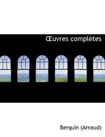 A’uvres complAutes 0554659530 Book Cover