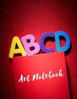 Art Notebook: IMAGINATION Blank Storybook Journal Children's drawing and handwriting practice book ages 3 +, Pre K through 3rd grade, picture box with ... five lines below to write stories 110 pages 1692110063 Book Cover