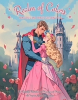 Realm of Colors: Princesses and Princes Coloring Book: 50 Delightful Illustrations of Princesses and Princes with Inspiring Quotes for B0CLMB9D1T Book Cover
