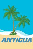 Antigua: Beach Lover's Journal with Beach Themed Stationary and Quotes (6x9) 1097210189 Book Cover