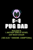 Pug Dad Definition: Hangman Puzzles Mini Game Clever Kids 110 Lined Pages 6 X 9 In 15.24 X 22.86 Cm Single Player Funny Great Gift 1702265978 Book Cover