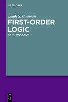 First-Order Logic: An Introduction 3110157667 Book Cover