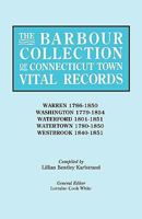 The Barbour Collection of Connecticut Town Vital Records [Vol. 49] 0806316977 Book Cover